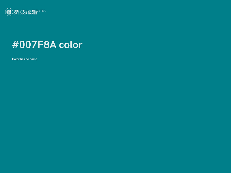 #007F8A color image