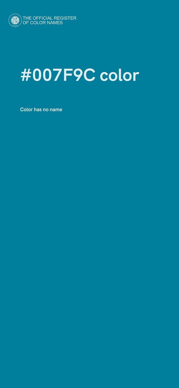 #007F9C color image