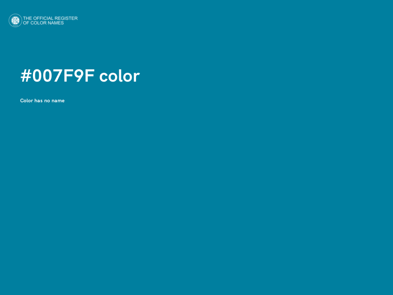 #007F9F color image