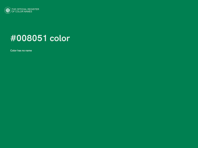 #008051 color image