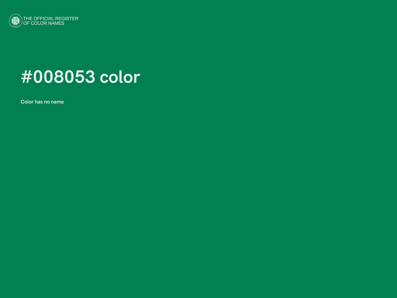 #008053 color image