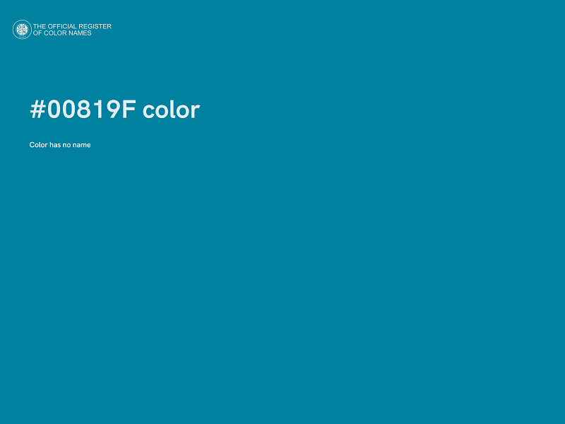 #00819F color image