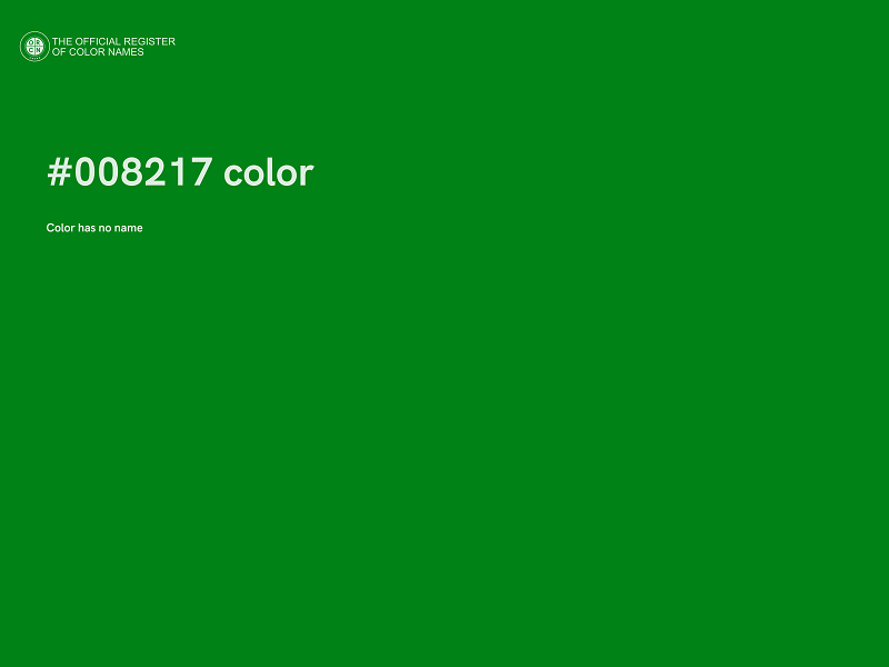 #008217 color image