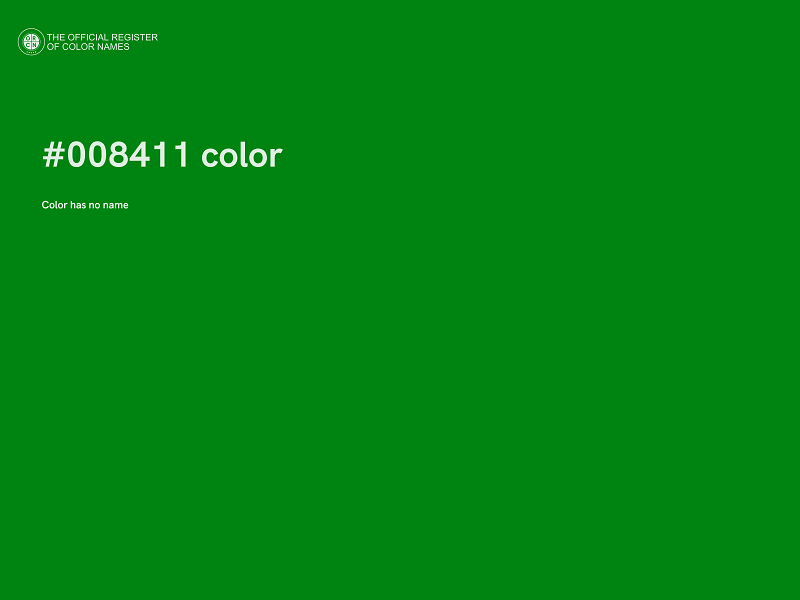 #008411 color image
