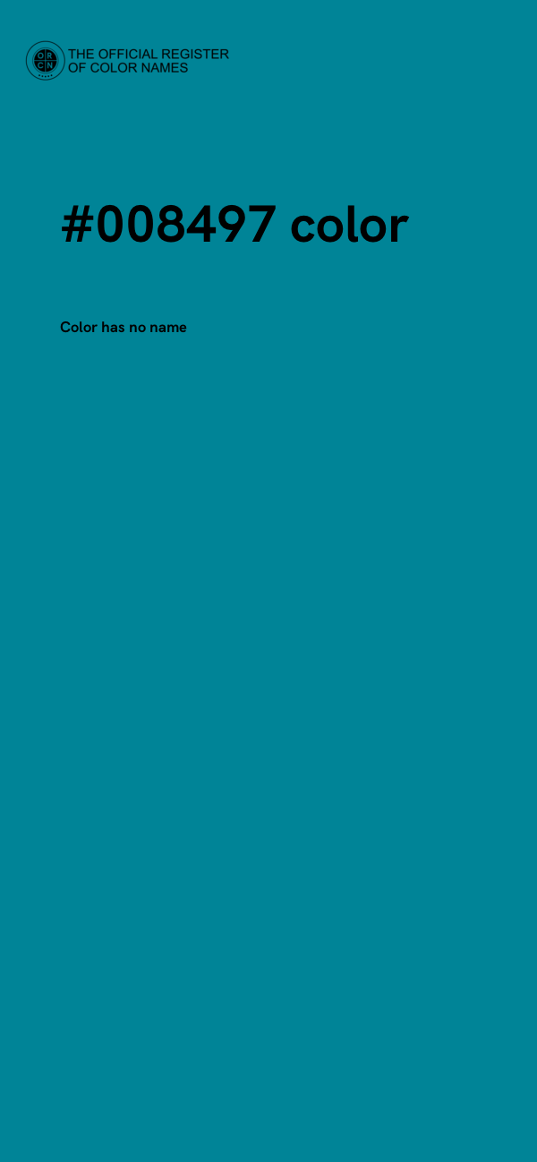 #008497 color image