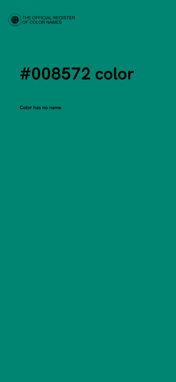 #008572 color image