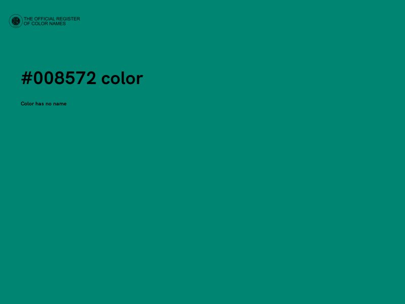 #008572 color image
