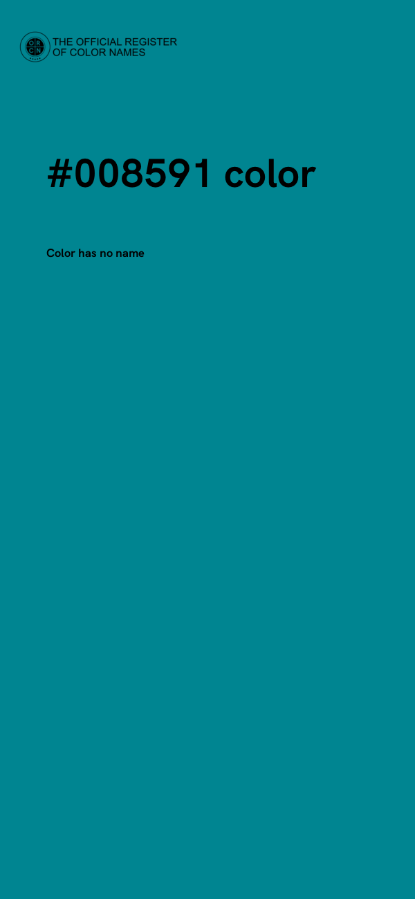 #008591 color image