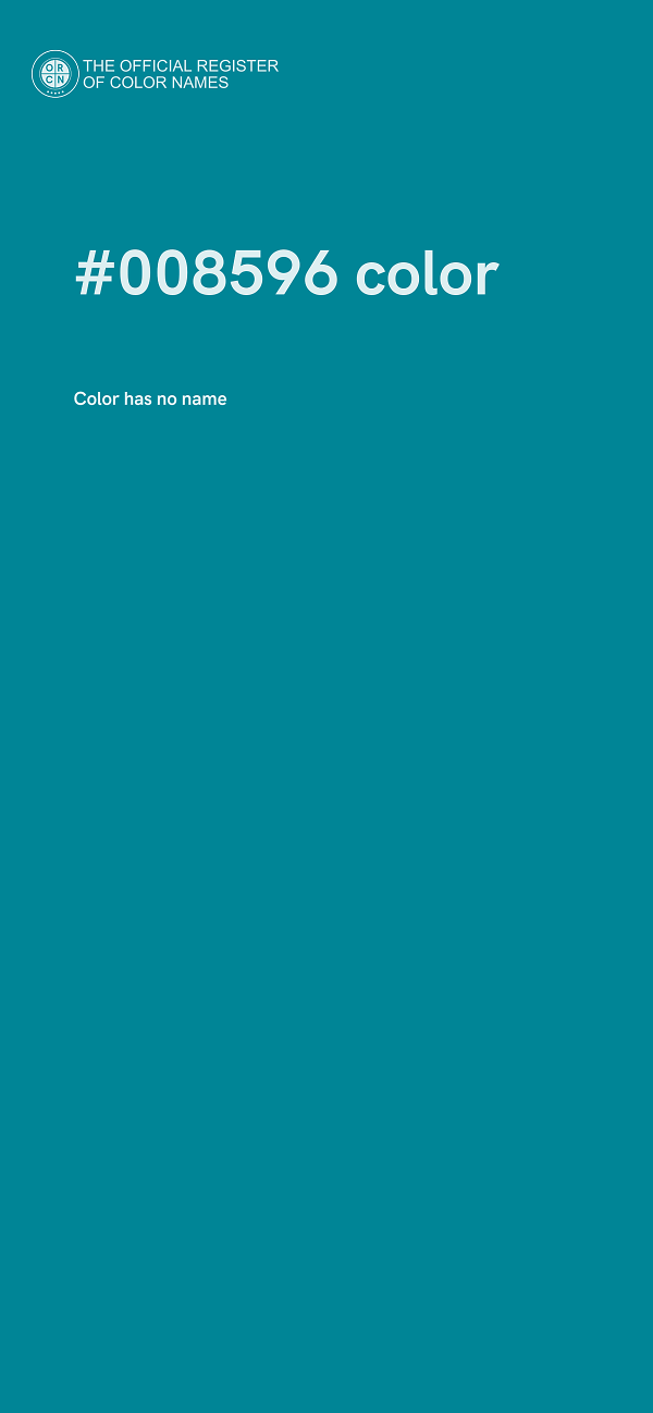 #008596 color image