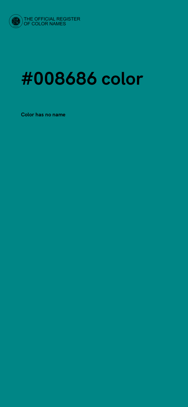 #008686 color image