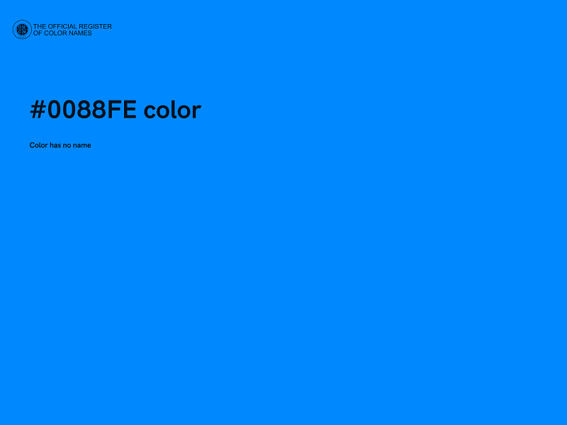 #0088FE color image