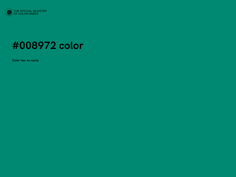 #008972 color image