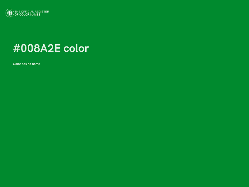 #008A2E color image