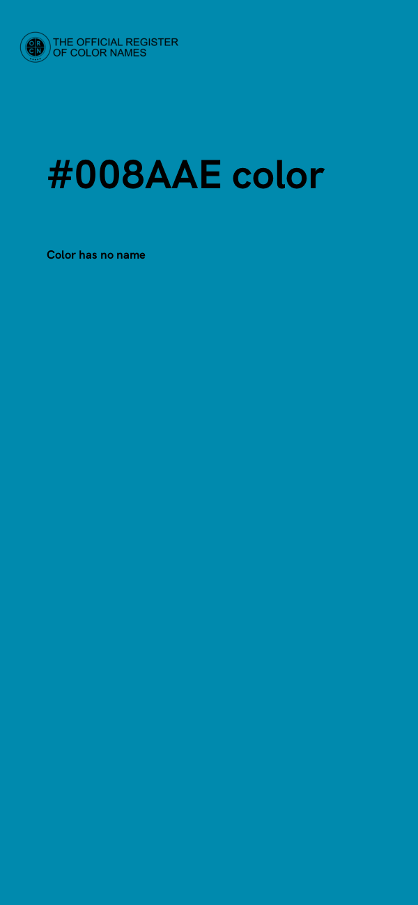 #008AAE color image