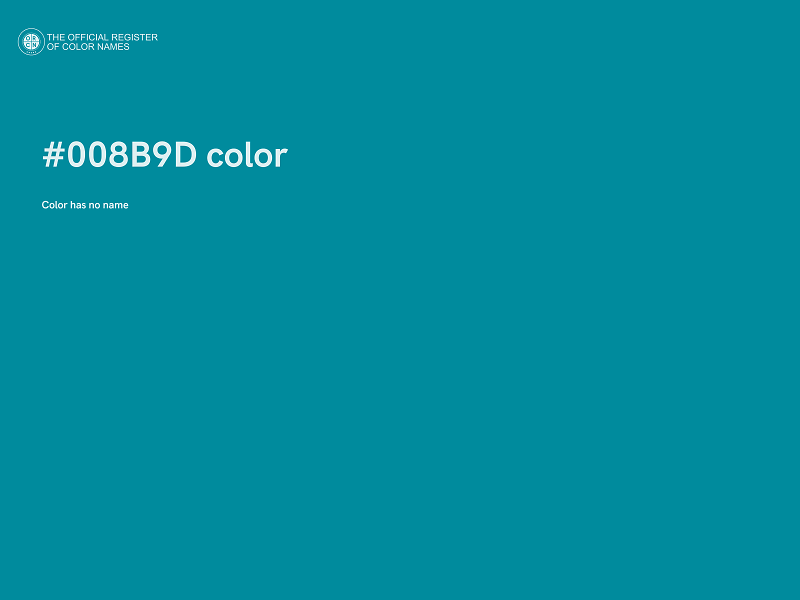 #008B9D color image