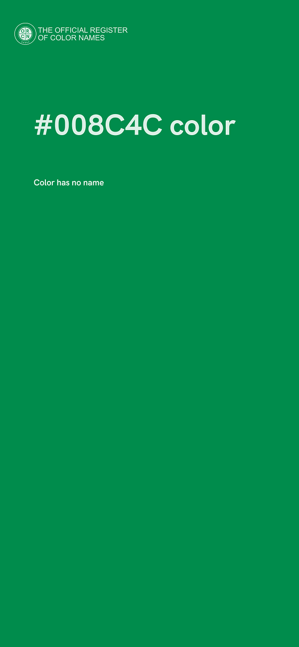 #008C4C color image