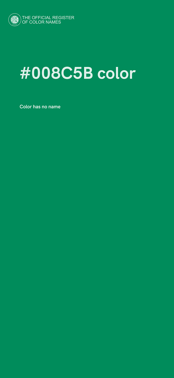 #008C5B color image