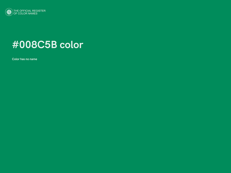 #008C5B color image