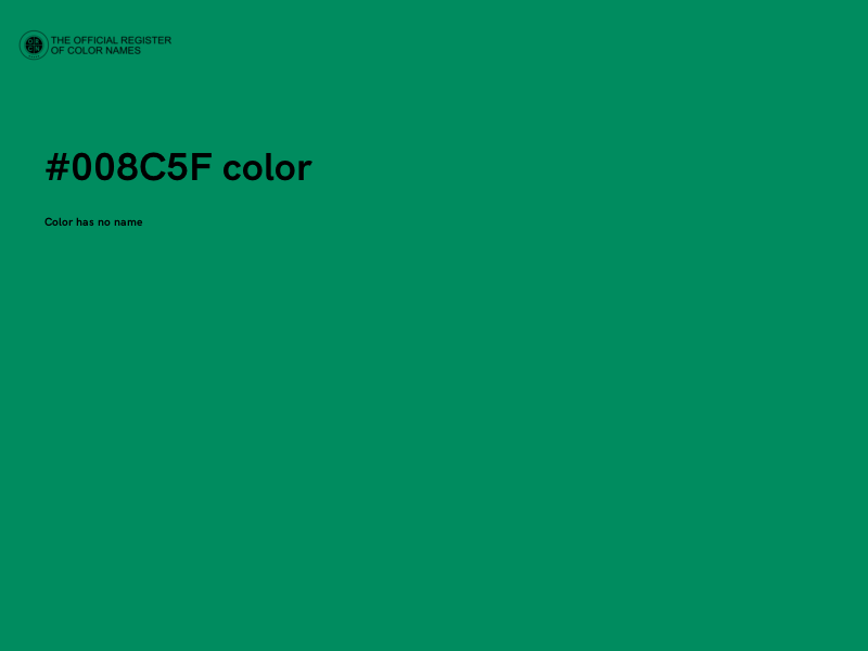 #008C5F color image