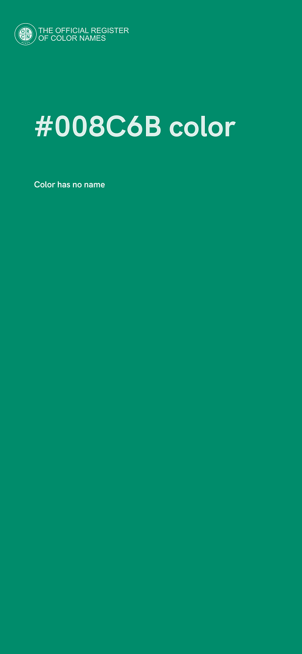 #008C6B color image