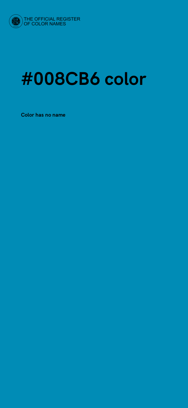 #008CB6 color image