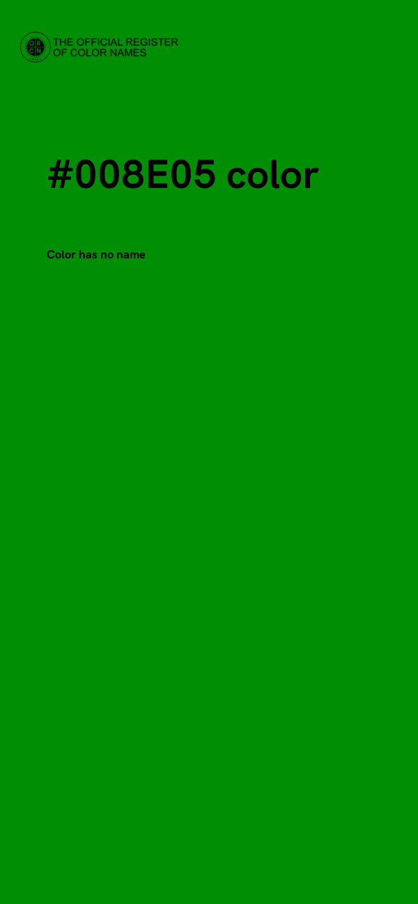 #008E05 color image