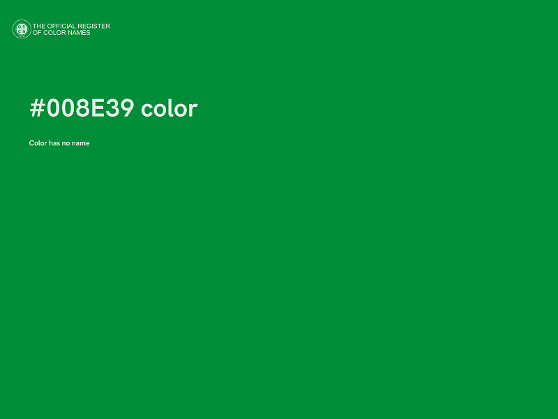 #008E39 color image