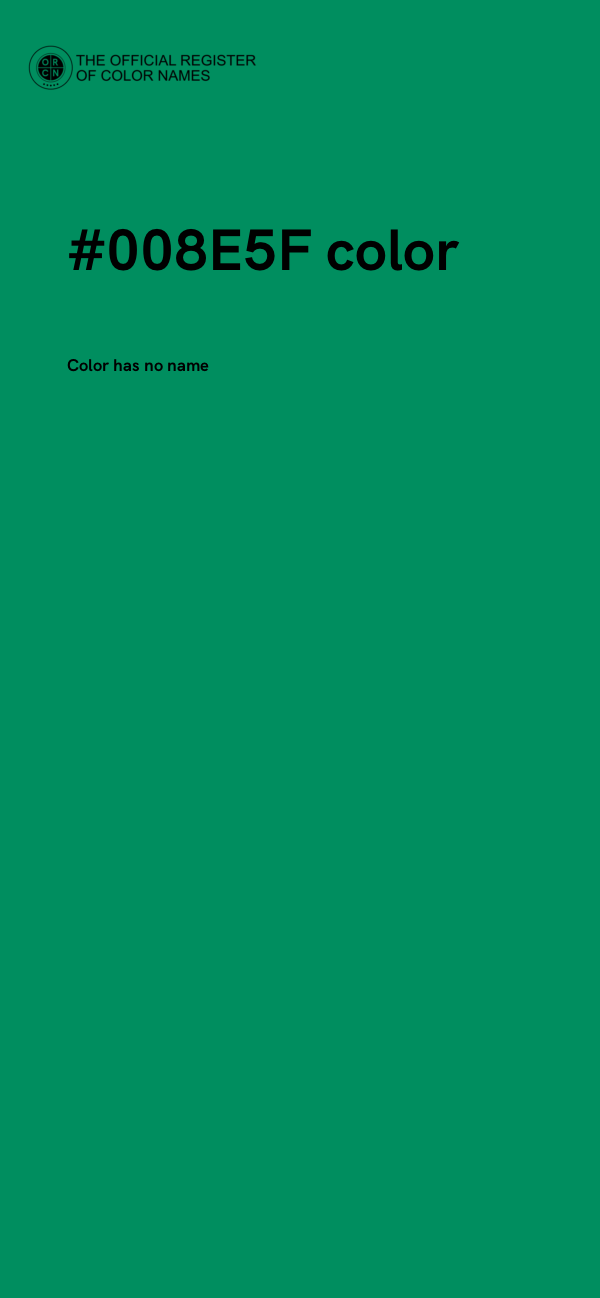 #008E5F color image
