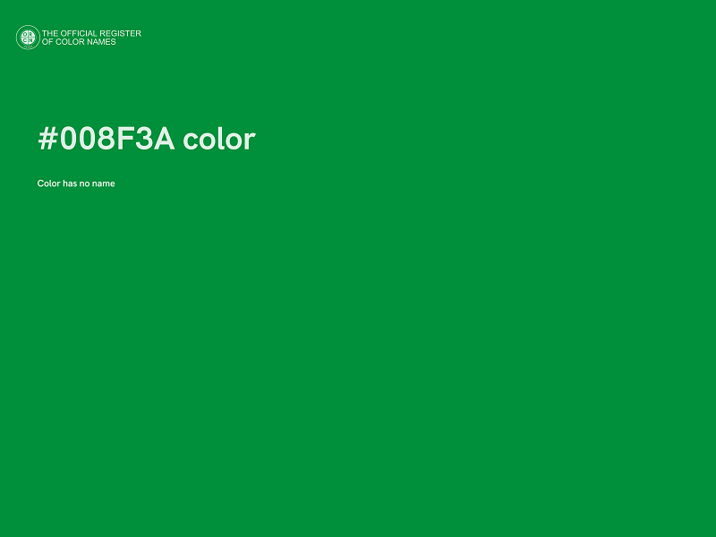 #008F3A color image