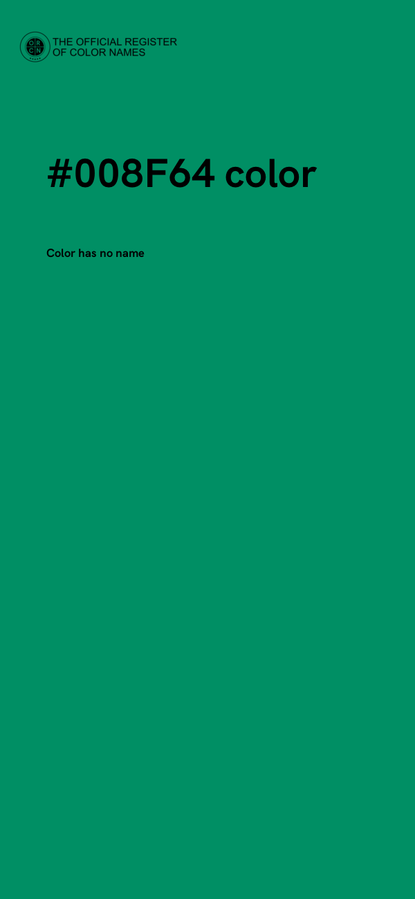 #008F64 color image