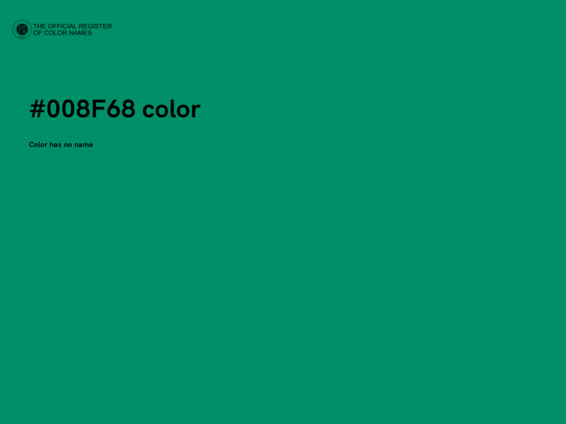 #008F68 color image