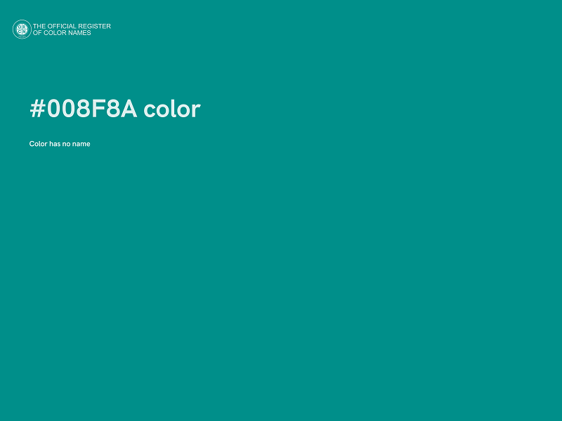 #008F8A color image