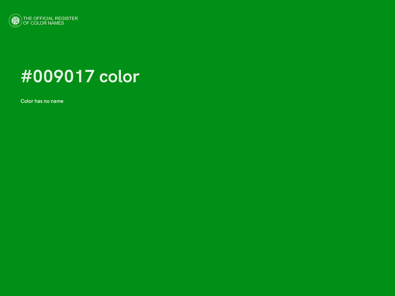 #009017 color image