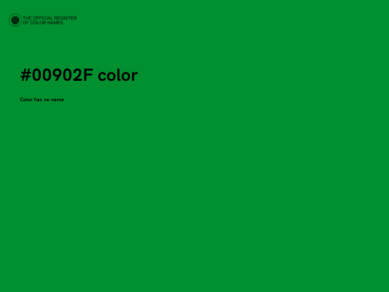 #00902F color image