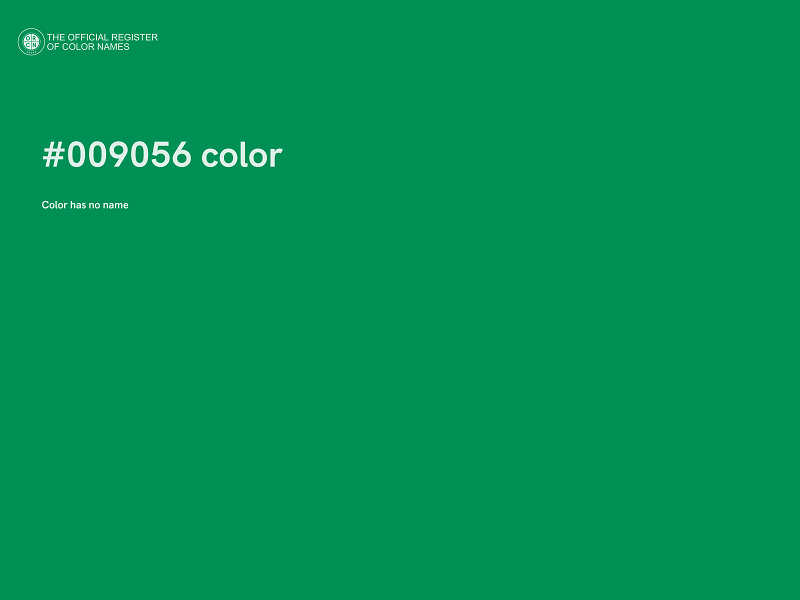 #009056 color image