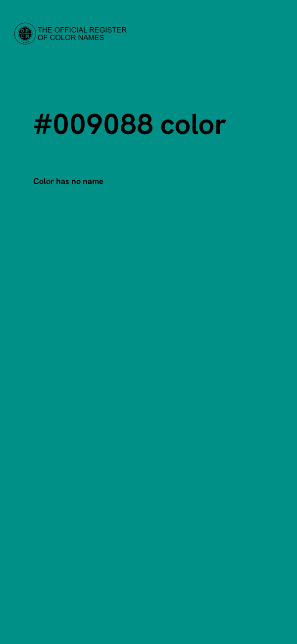 #009088 color image