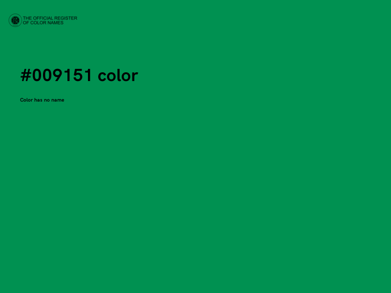#009151 color image