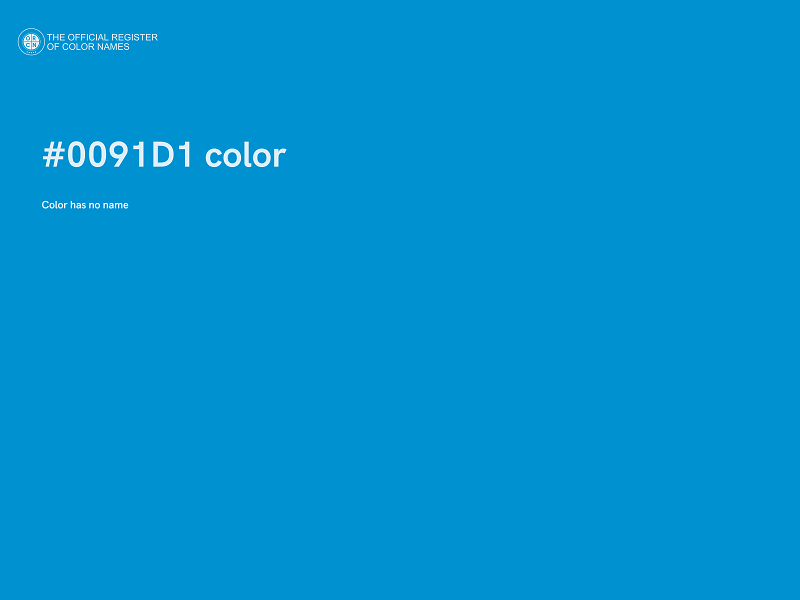 #0091D1 color image