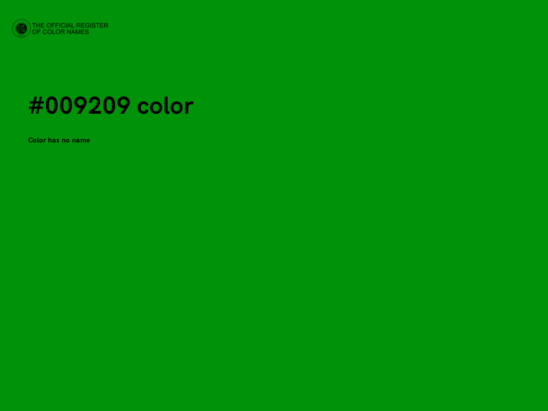 #009209 color image