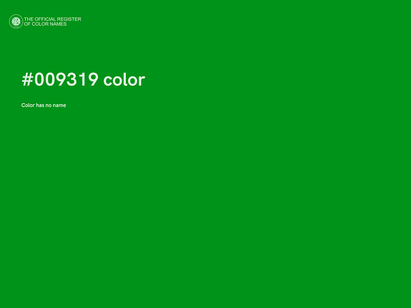 #009319 color image