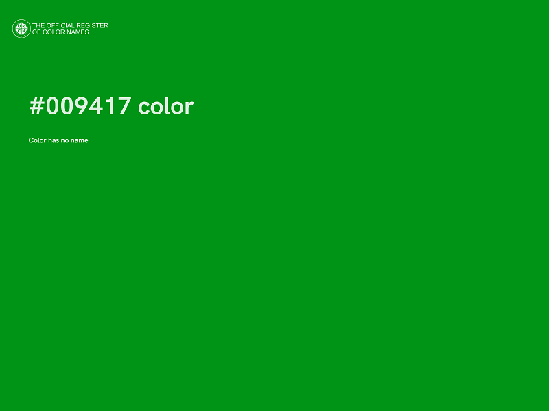 #009417 color image