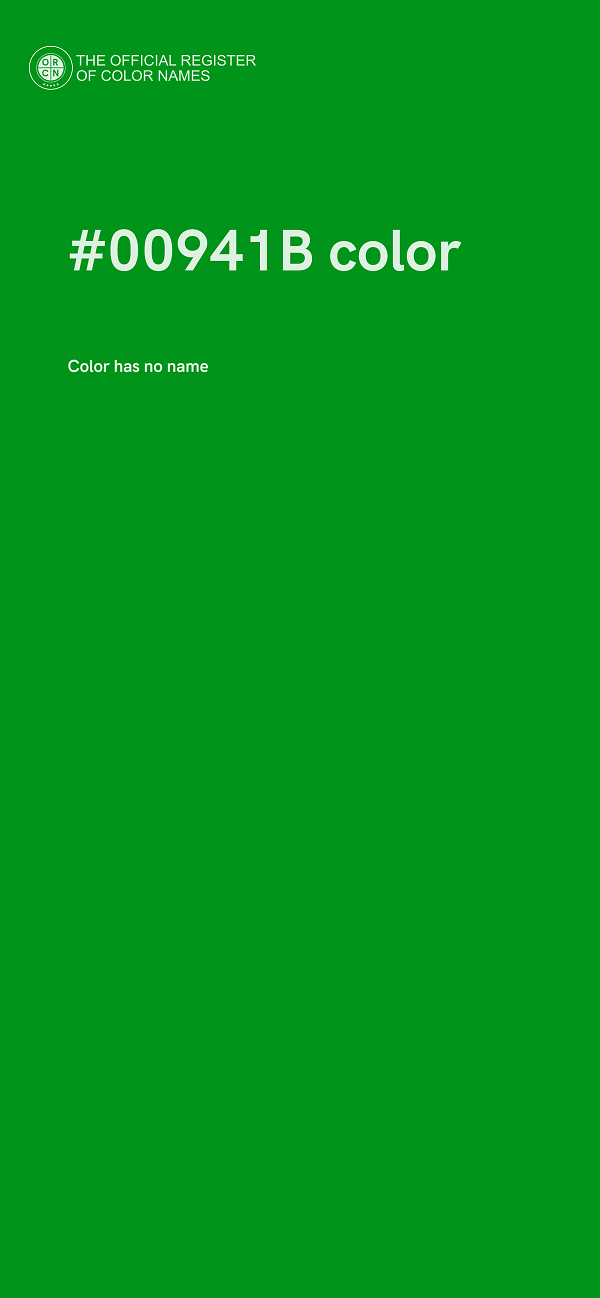 #00941B color image