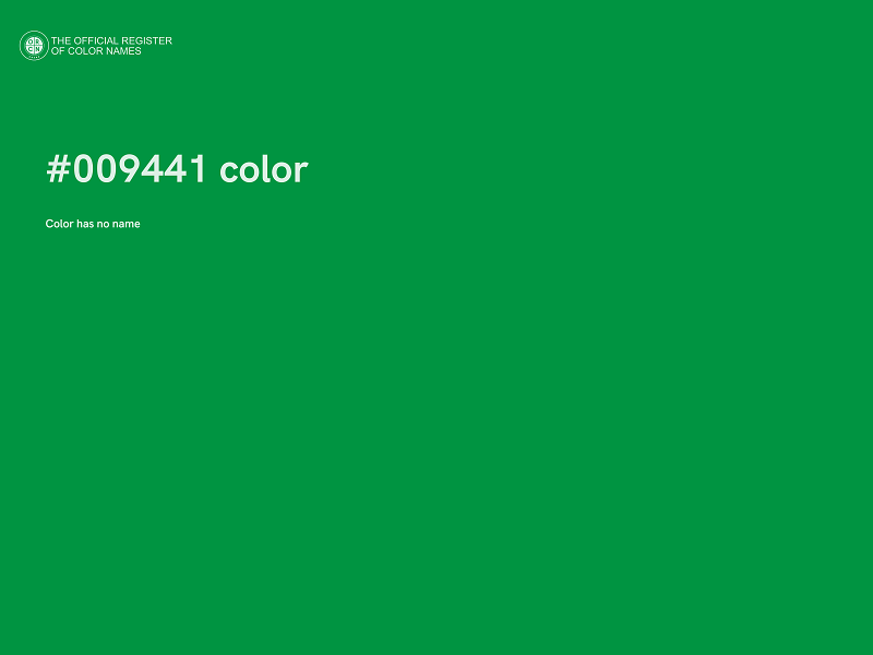 #009441 color image