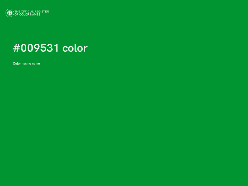#009531 color image