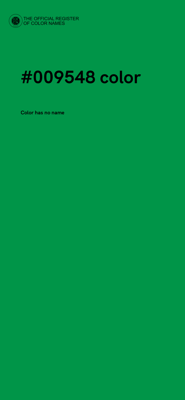#009548 color image