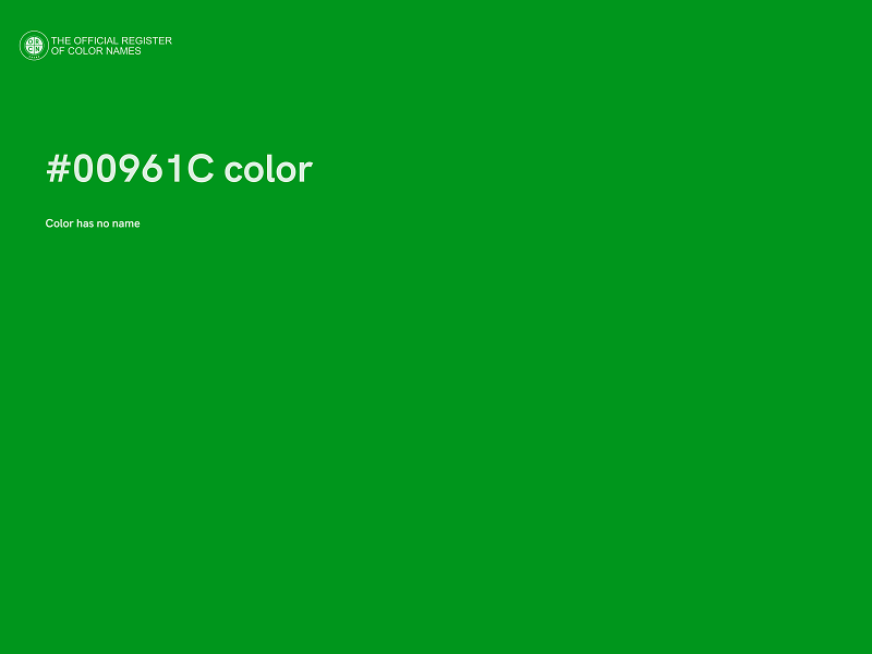 #00961C color image