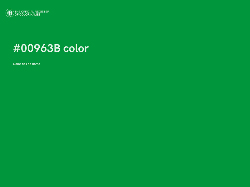 #00963B color image
