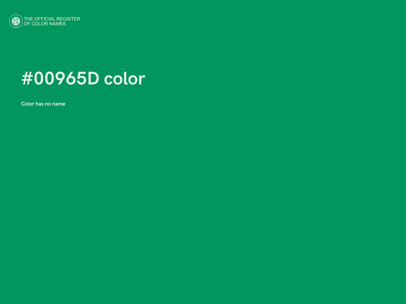 #00965D color image