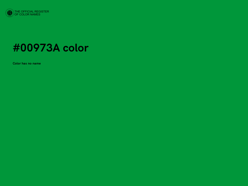 #00973A color image