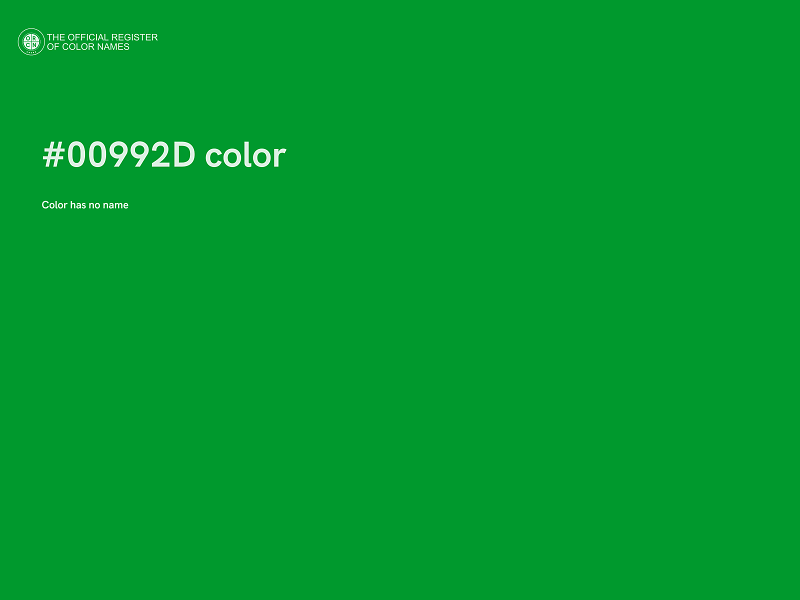 #00992D color image